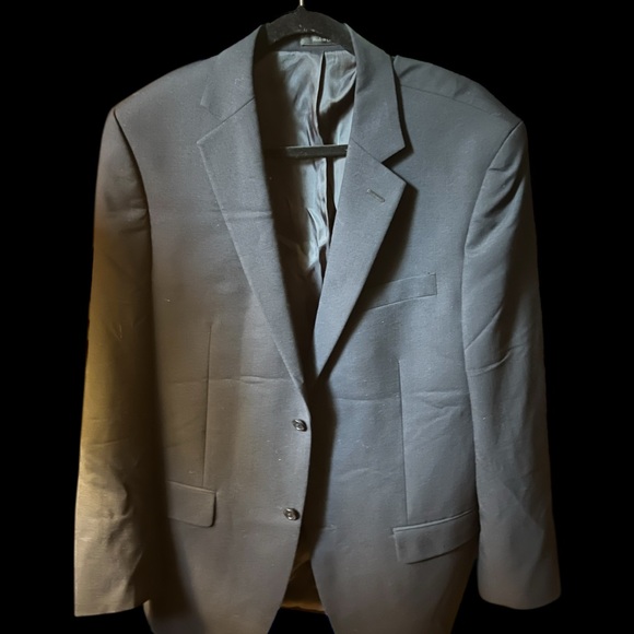 Other - Authentic 100% Wool Navy Suit Jacket